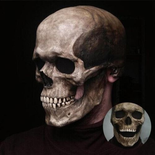 Halloween Realistic Skeleton Mask