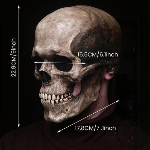 Halloween Realistic Skeleton Mask