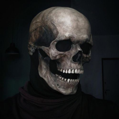 Halloween Realistic Skeleton Mask