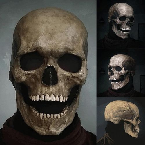 Halloween Realistic Skeleton Mask