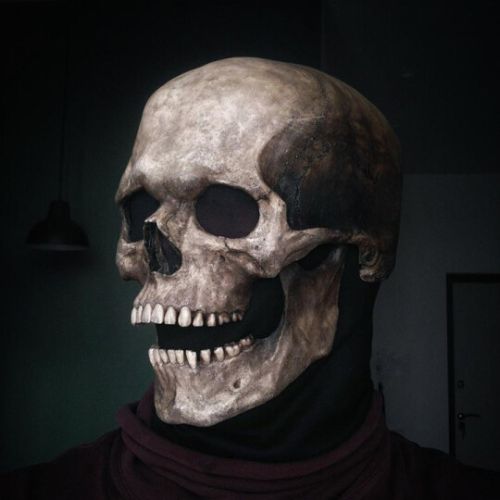 Halloween Realistic Skeleton Mask